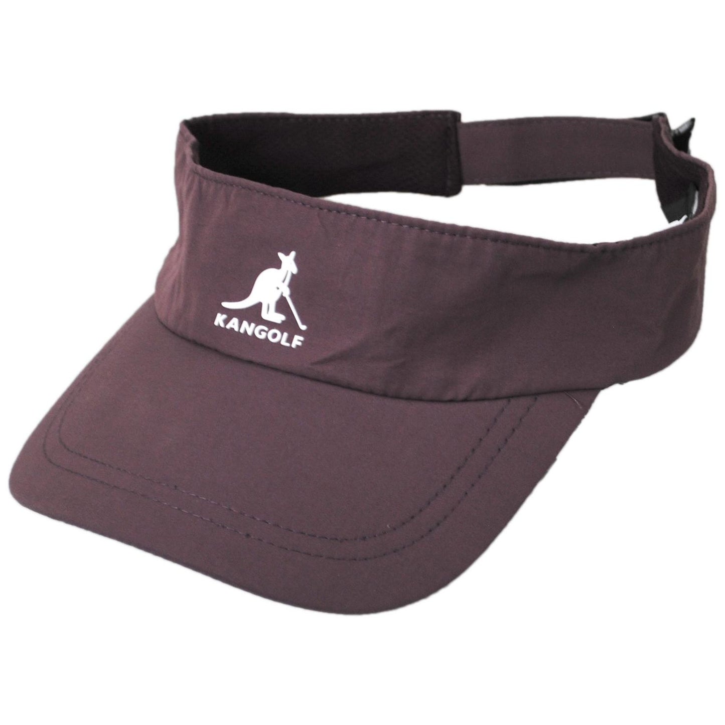 Kangol | Kangolf Cotton Visor | 195608 | lead | BURGUNDY