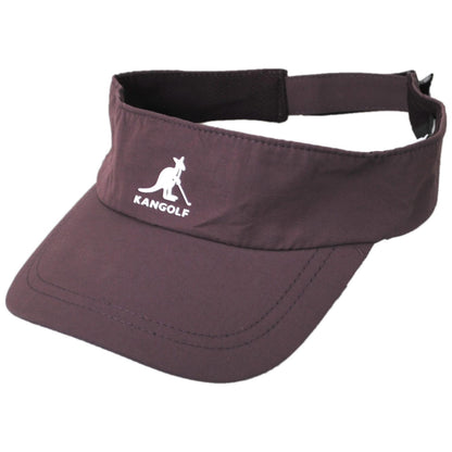 Kangol | Kangolf Cotton Visor | 195608 | lead | BURGUNDY