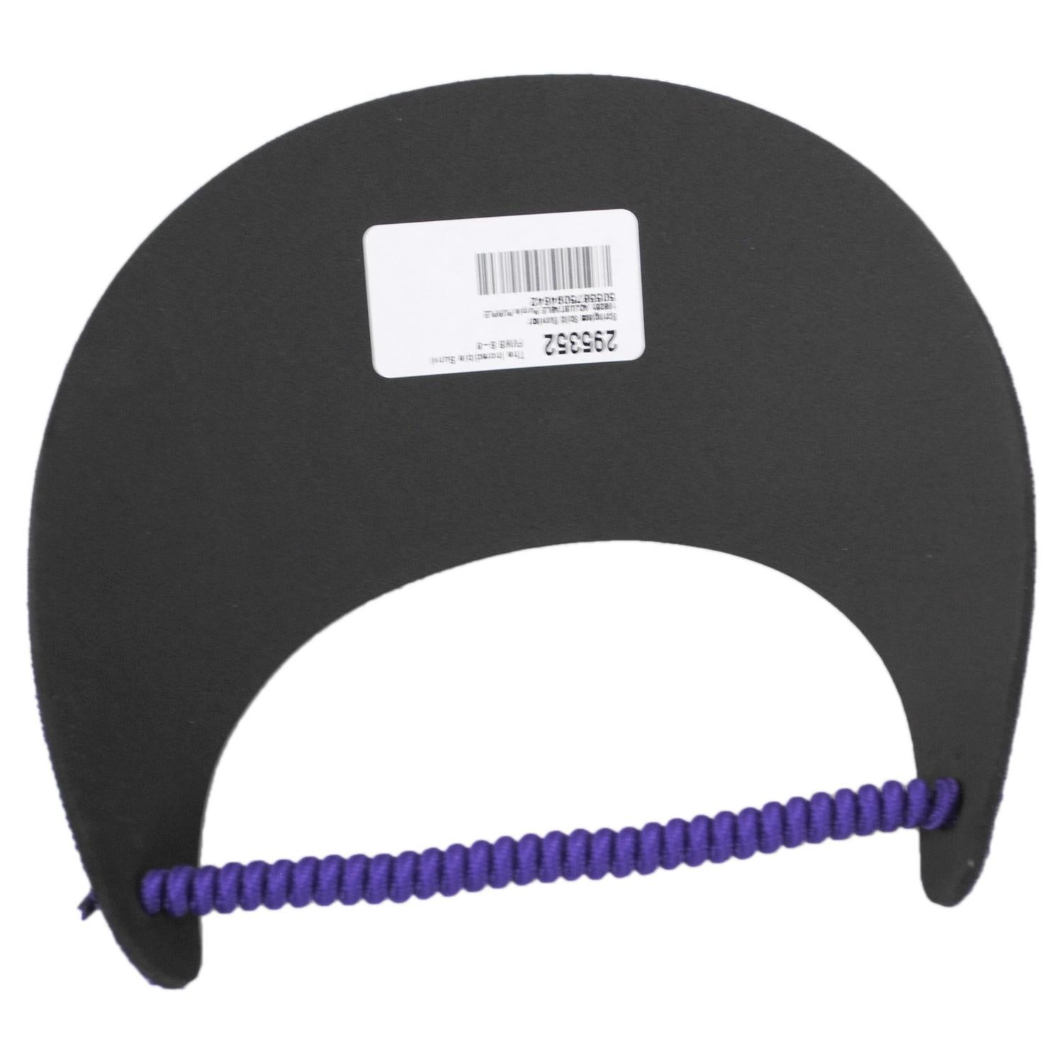 The Incredible Sunvisor | Springlace Solid Sunvisor | 196351 | under | PURPLE