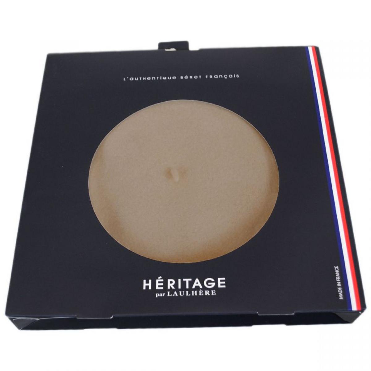 Heritage par Laulhere | Authentique Classic Wool Beret | 151058 | front | SABLE