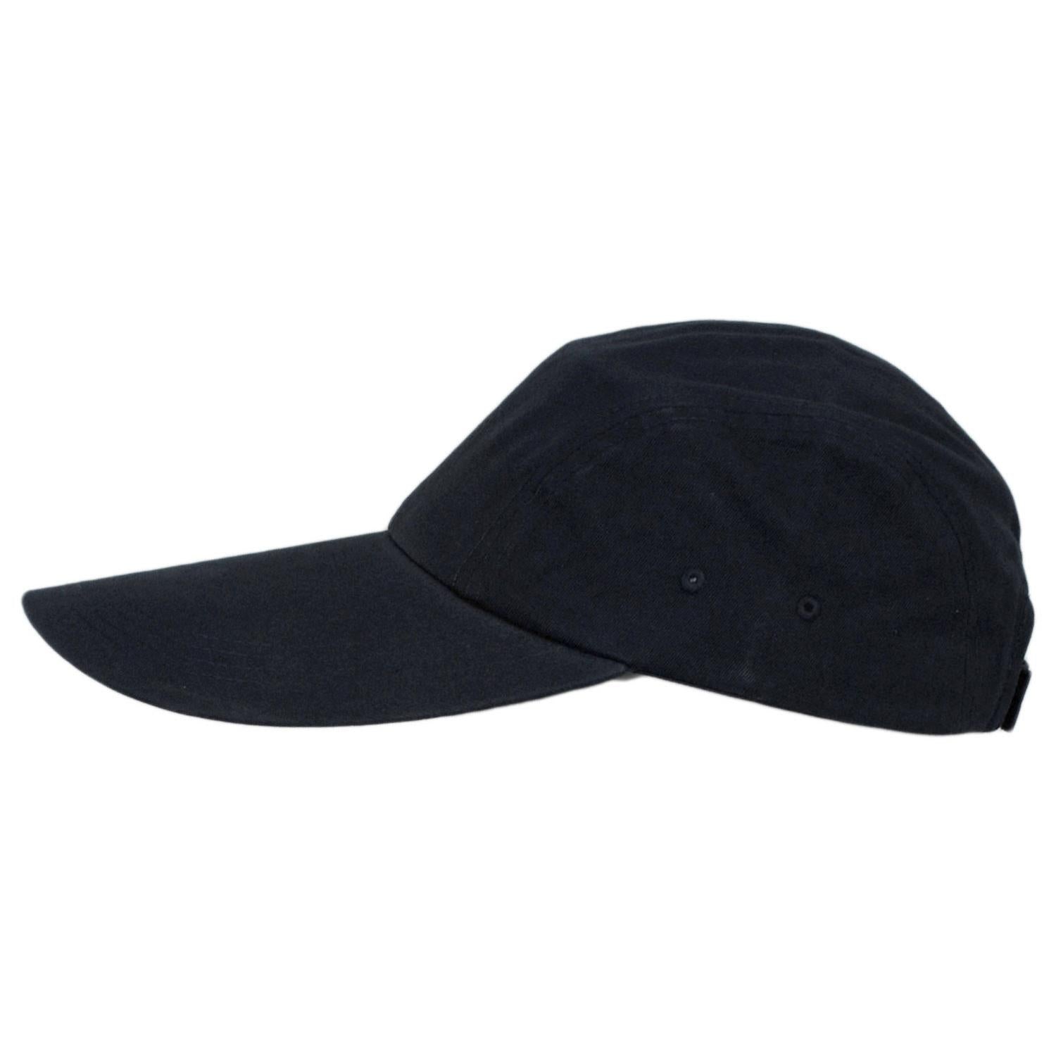 Village Hat Shop | VHS Long Bill Adjustable Baseball Cap | 222440 | profile | BLACK