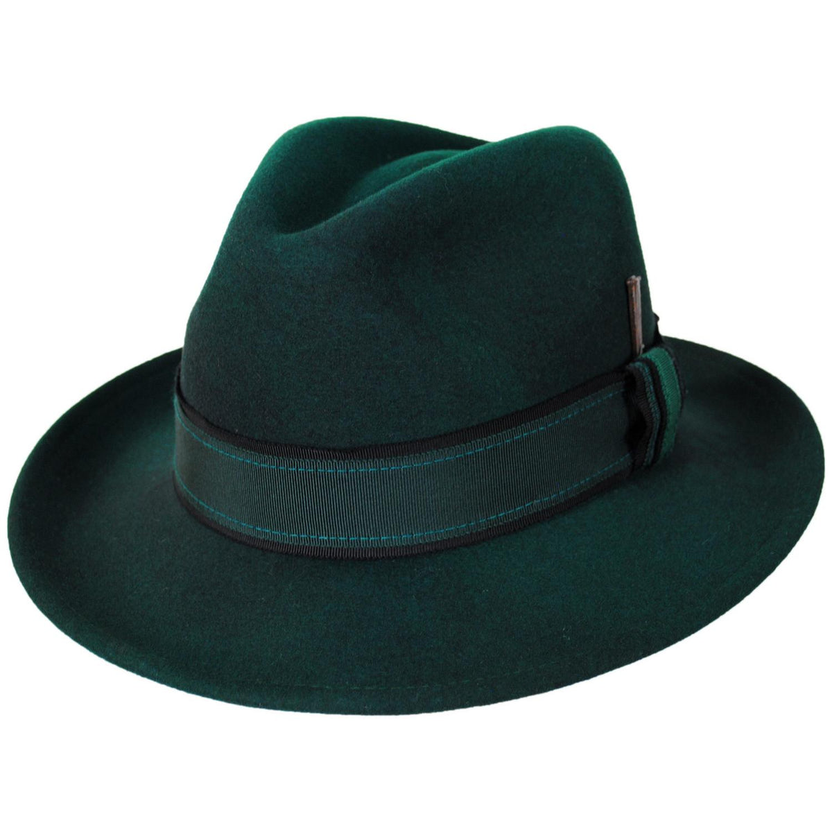 Bailey 1922 | Rawn Wool LiteFelt Fedora Hat | 133312 | lead | VIRIDIAN