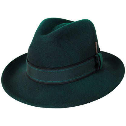 Bailey 1922 | Rawn Wool LiteFelt Fedora Hat | 133312 | lead | VIRIDIAN