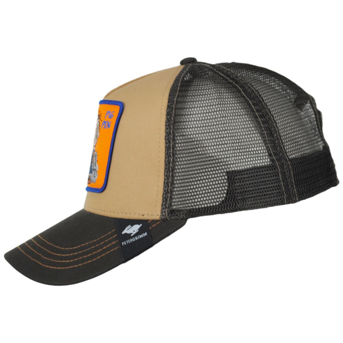 Peanuts | Pig Pen Mesh Trucker Snapback Baseball Cap | 201300 | profile | BROWN