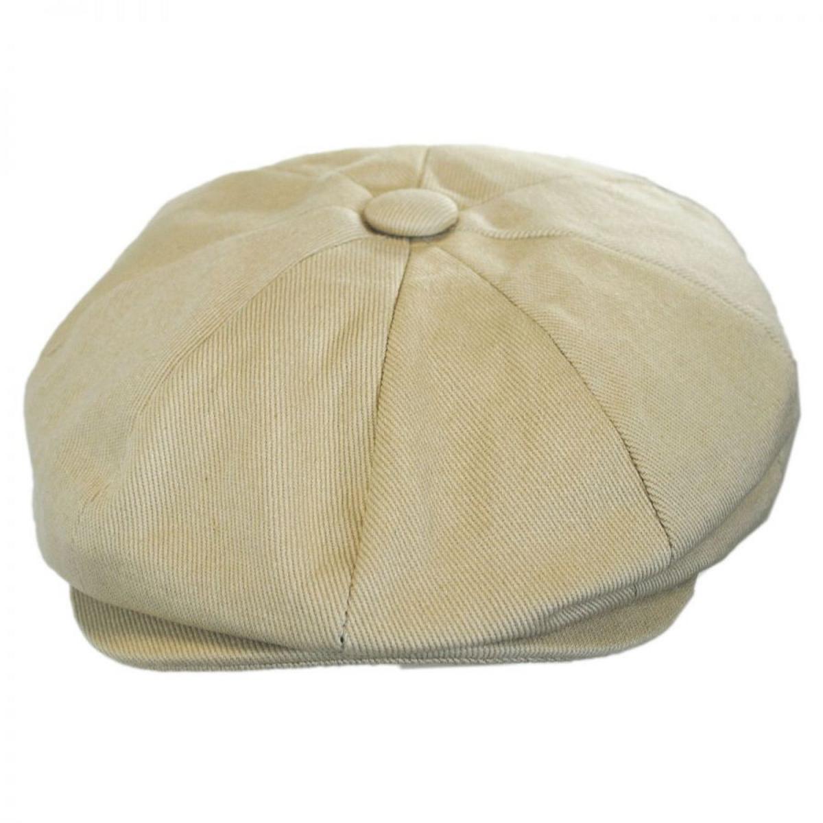 Jaxon Hats | Kid's Cotton Newsboy Cap | 512103 | front | BEIGE