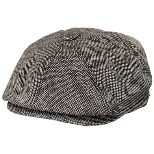 Jaxon Hats | Wholesale Marl Tweed Wool Blend Newsboy Cap B2B Pre-Pack