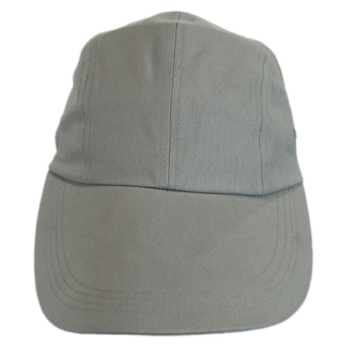 Village Hat Shop | Wholesale Long Bill Adjustable Baseball Cap B2B Pre-Pack | B2B222440 | front | GREY