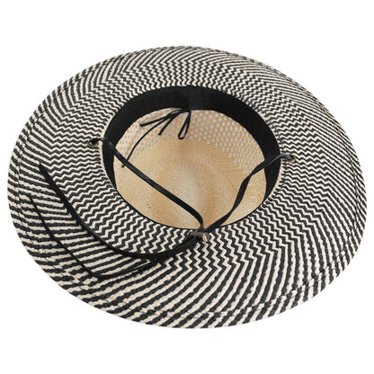 Chevron Toyo Straw Aussie Fedora Hat