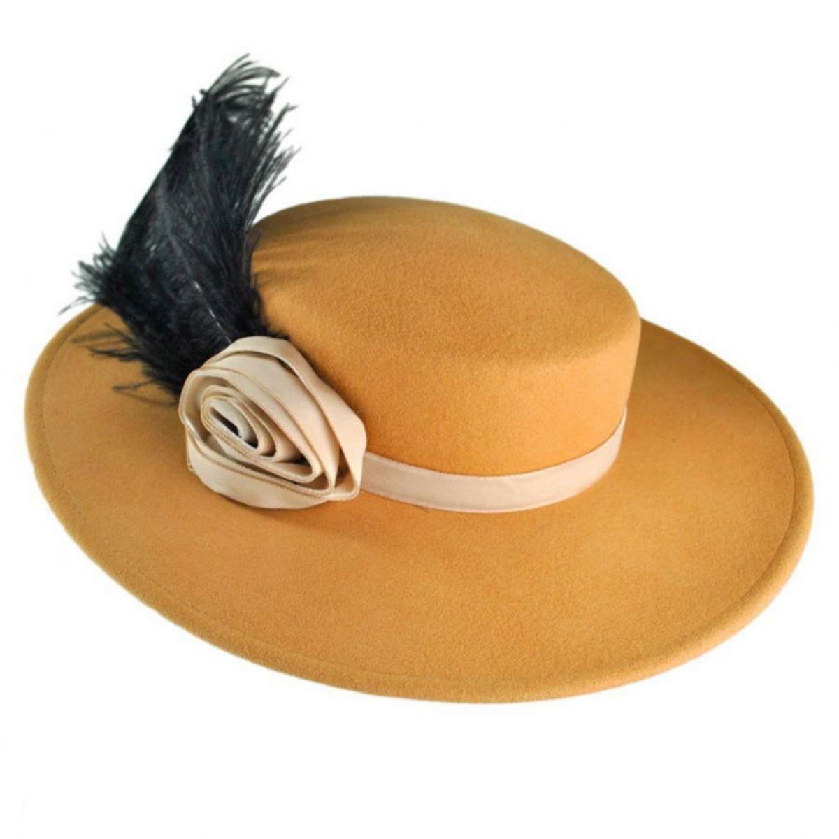 Bollman Hat Company | Heritage Collection 1890s Wool Felt Boater Hat