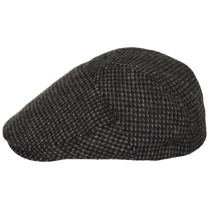 Bailey 1922 | Penner Wool Blend Check Ivy Cap | 167228 | profile | BLACK SUB CHECK