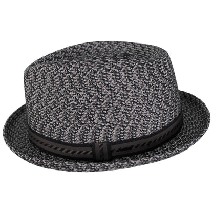 Bailey 1922 | Mannes Poly Braid Fedora Hat - Fashion Colors | 127844A | profile | AMPHORA MULTI