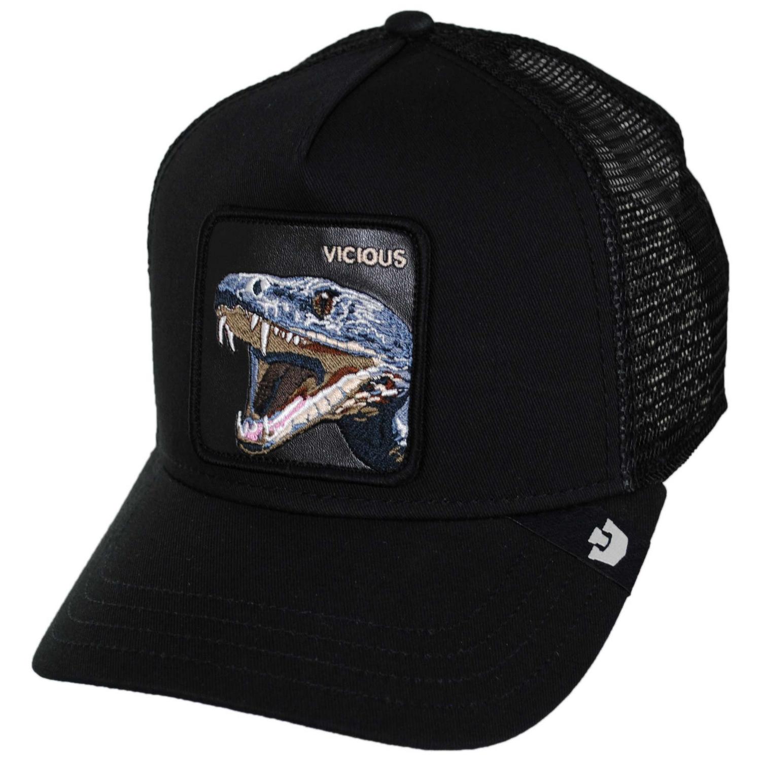 Goorin Bros | Vicious Mesh Trucker Snapback Baseball Cap | 200680 | lead | VOID