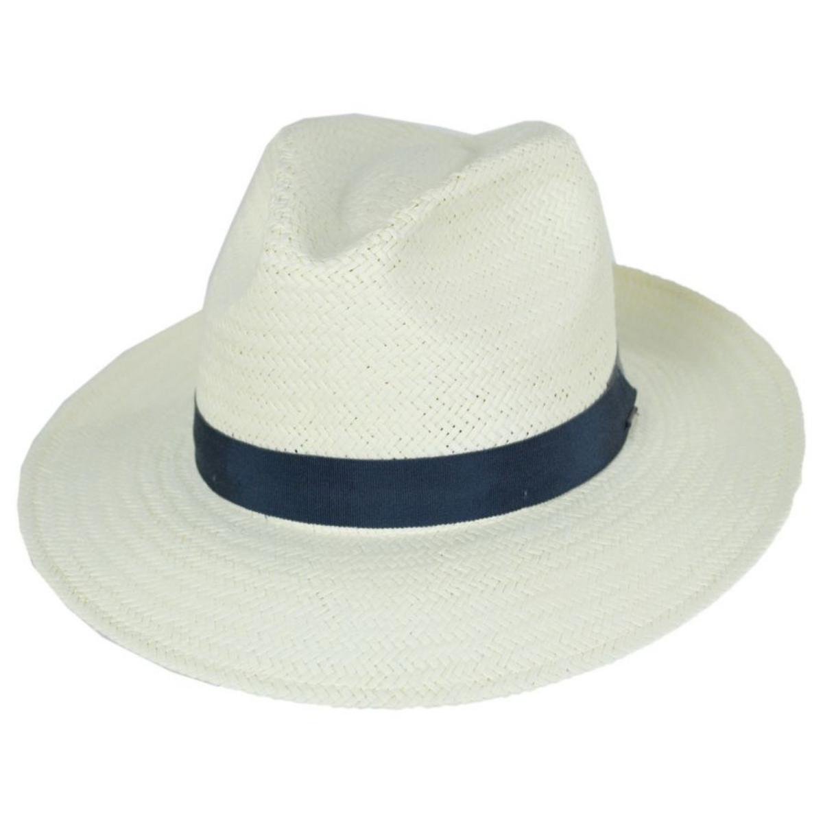 Bailey 1922 | Rothney Raindura Straw Fedora Hat | 127873 | lead | IVORY