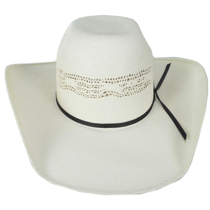 Seager | New Money Bangora Straw Western Hat | 129454 | front | IVORY