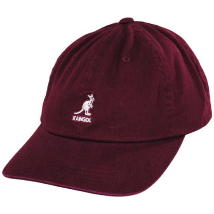 Kangol | Washed Cotton Strapback Baseball Cap Dad Hat - Fall Colors | 201173FW | lead | CORDOVAN