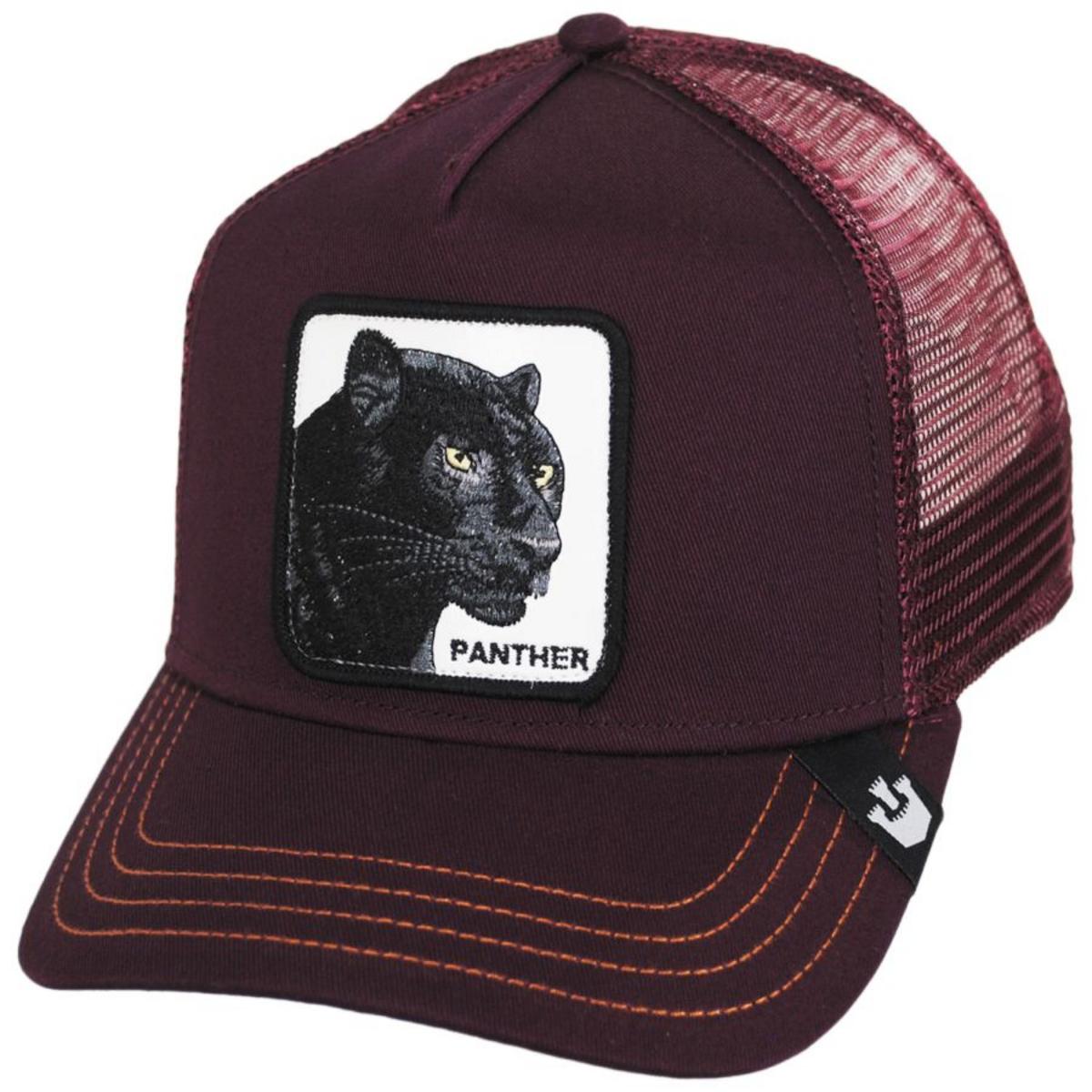 Goorin Bros | Black Panther Trucker Snapback Baseball Cap | 200437 | lead | MAROON