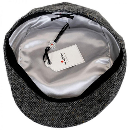 Wigens Caps | Magee Tweed Lambswool Ivy Cap | 161934 | under | DARK GREY