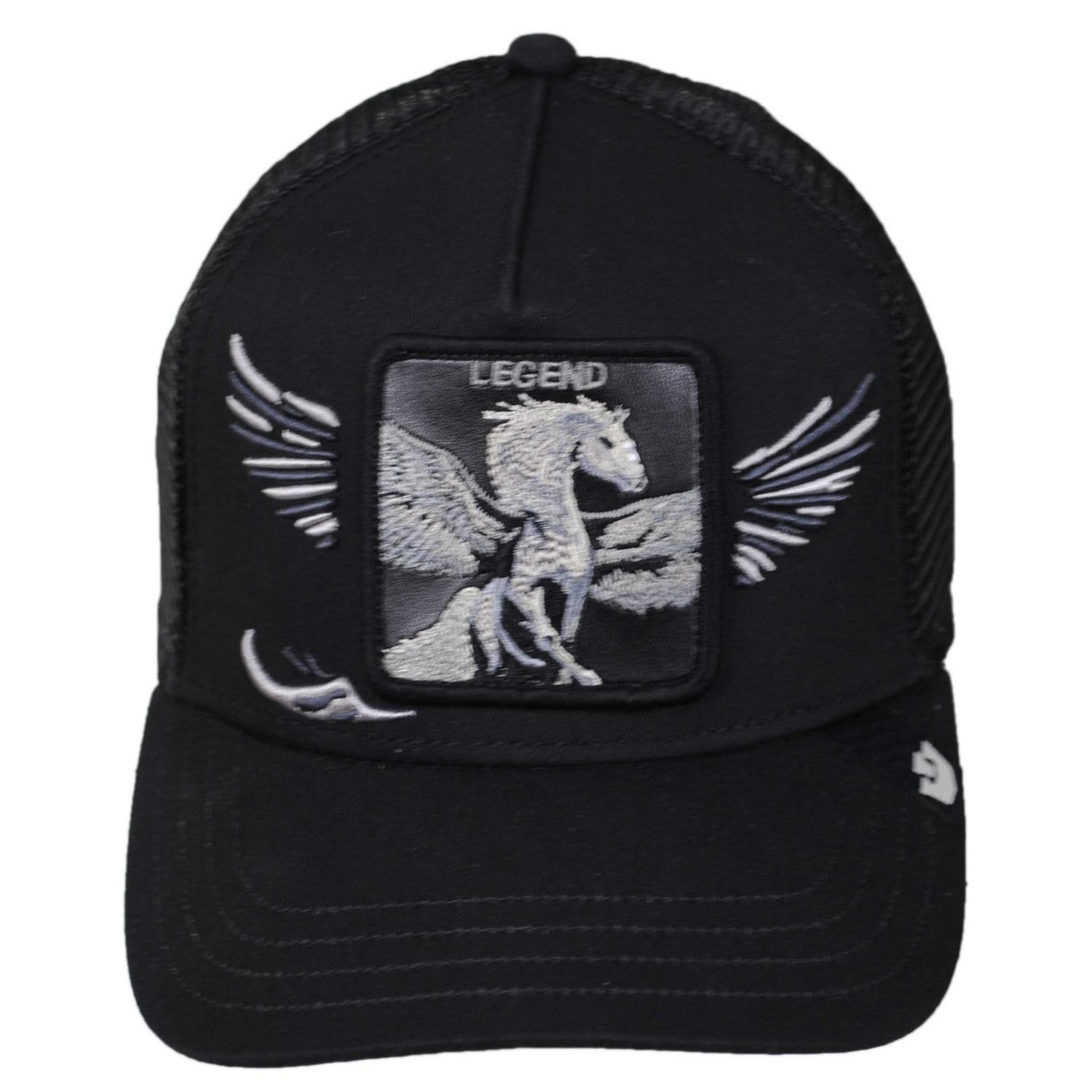 Goorin Bros | Legend 3D Wings Mesh Trucker Snapback Baseball Cap | 200747MT | front | VOID