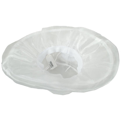 Sophia | Flower Clip Organza Dress Hat | 122910 | under | WHITE