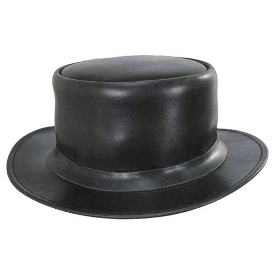 Jaxon Hats | Wholesale John Bull Leather Top Hat B2B Pre-Pack | B2B194100 | lead | BLACK