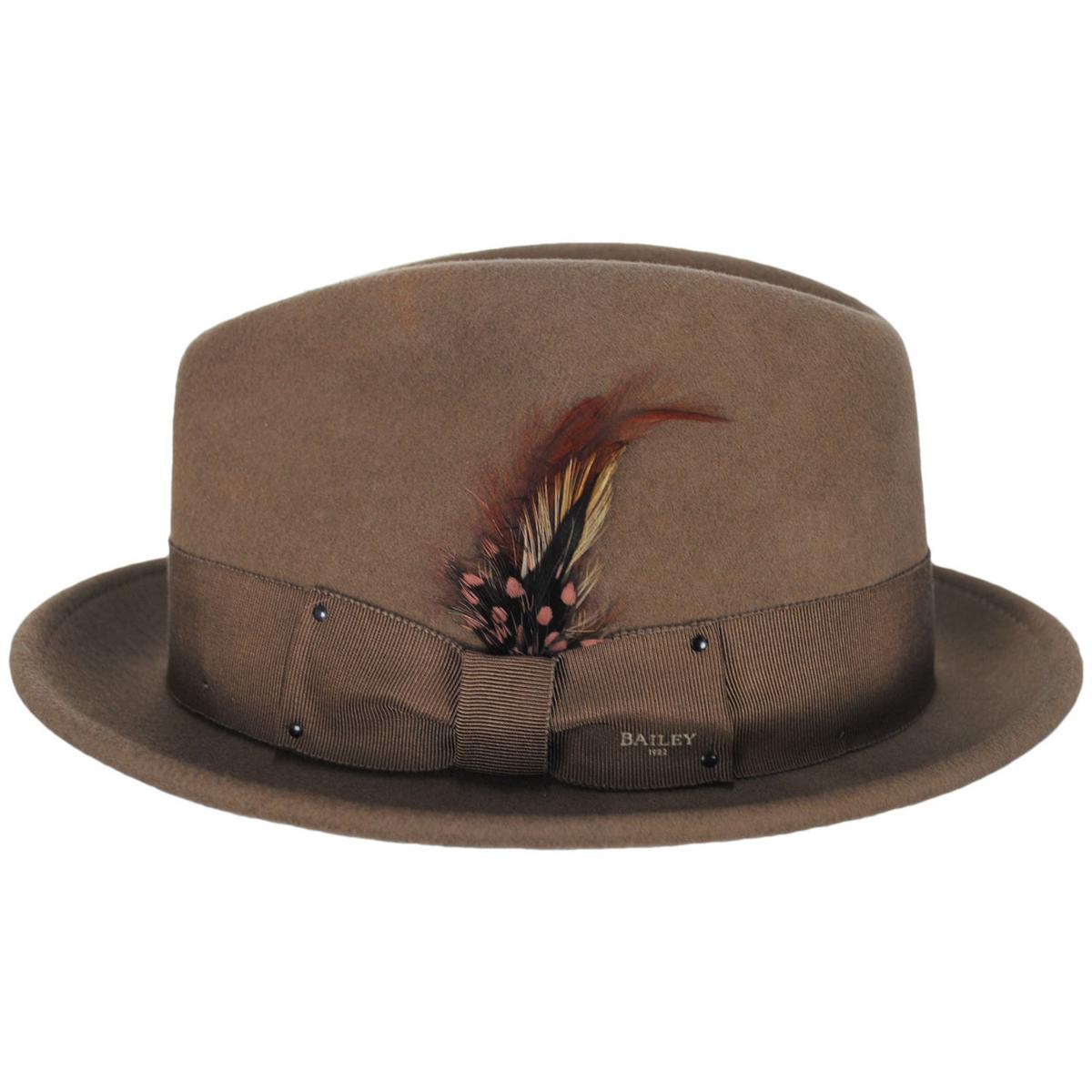 Bailey 1922 | Tino Wool LiteFelt Trilby Fedora Hat | 130008 | profile | DRIFTWOOD