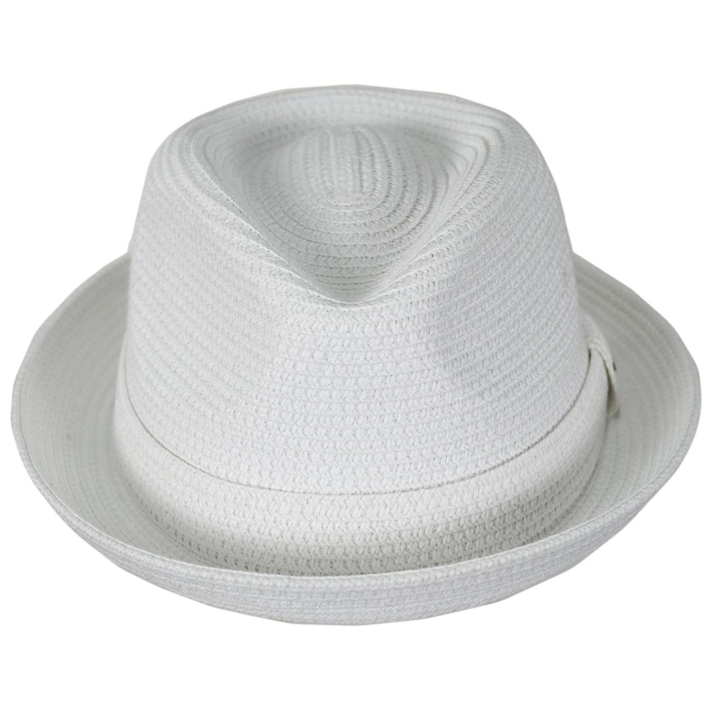 Bailey 1922 | Billy Braided Toyo Straw Fedora Hat - Classic Colors | 127843 | front | WHITE