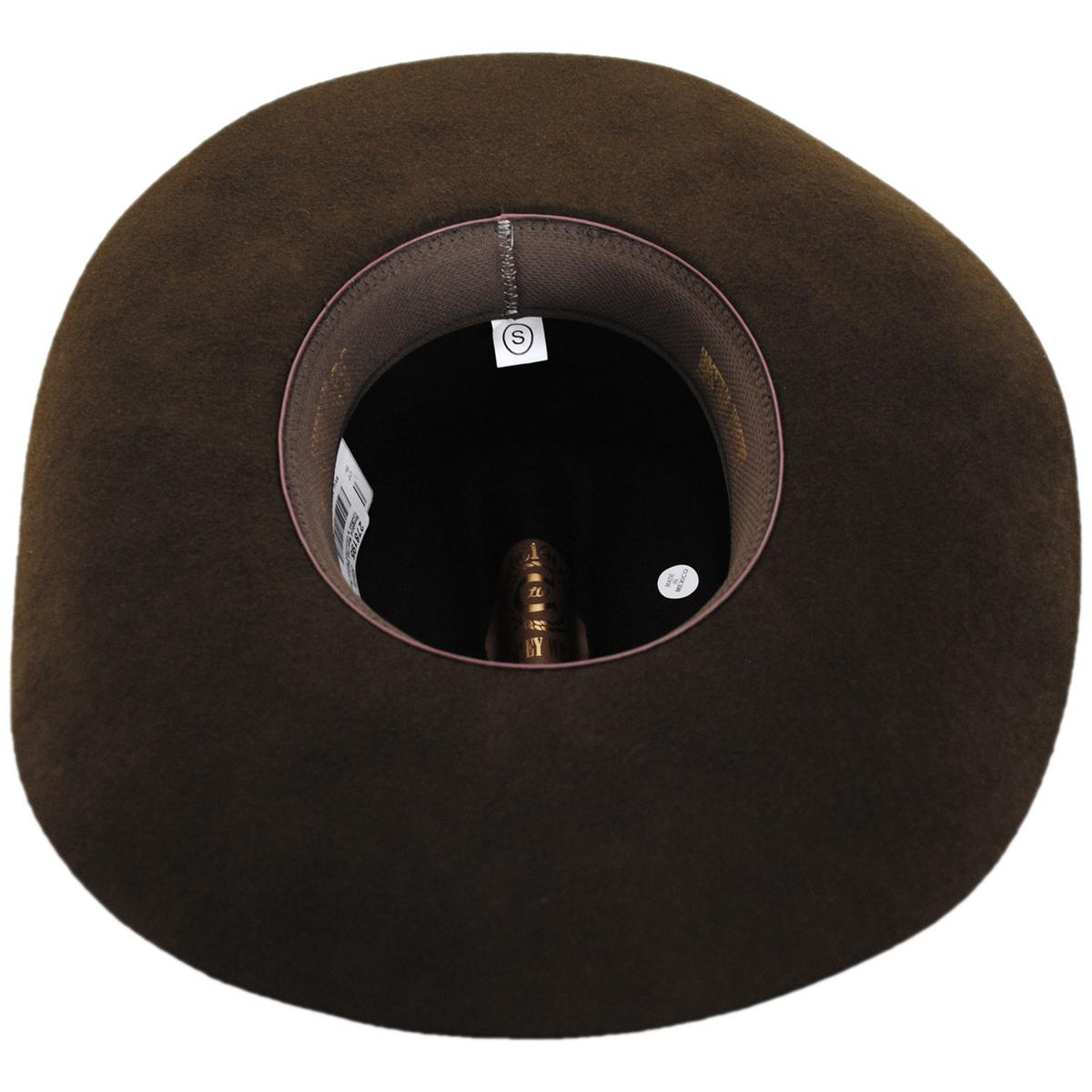Charlie 1 Horse | Songbird Wool Felt Western Hat | 124966 | under | CHOCOLATE