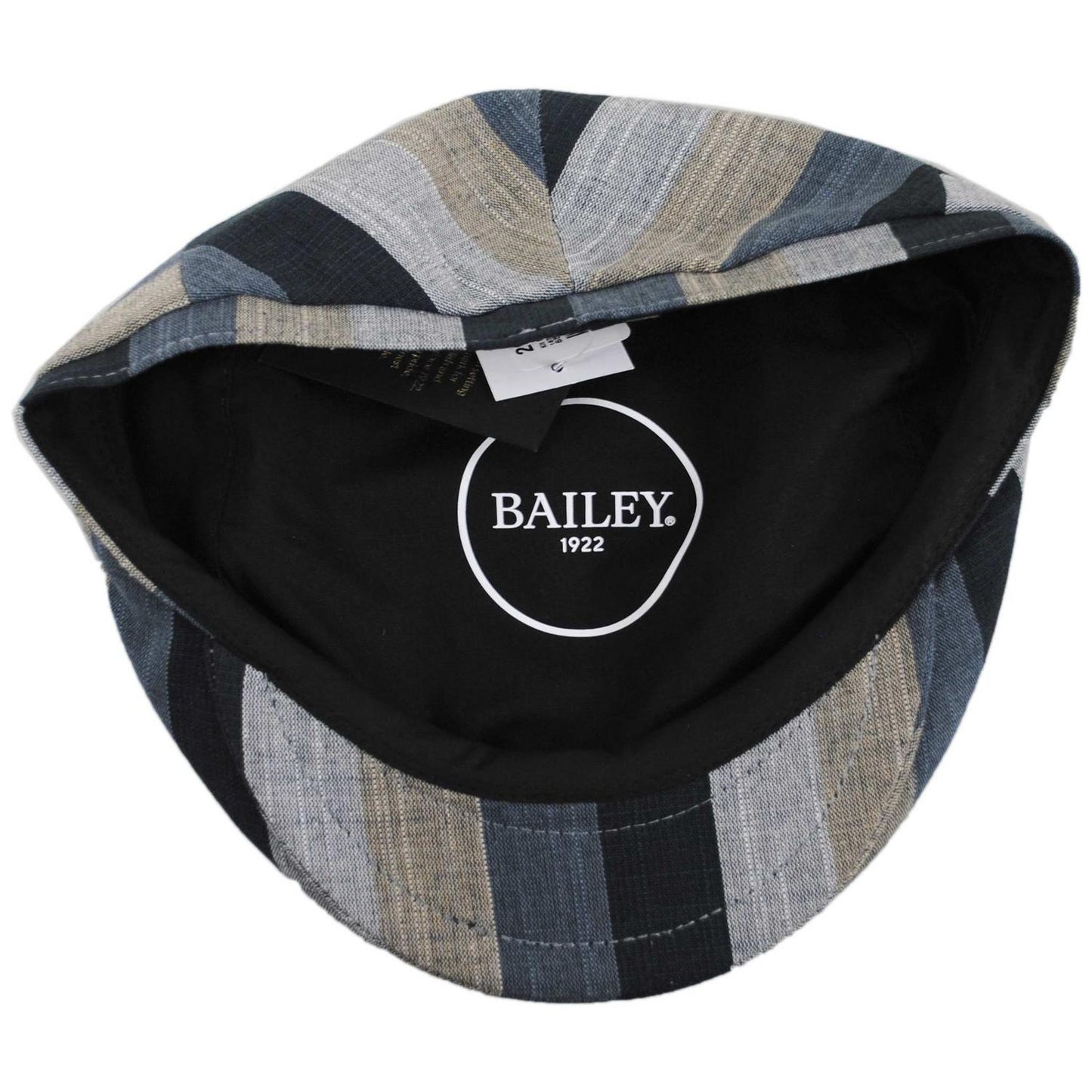Bailey 1922 | Kit Stripe Cotton Ivy Cap | 167240 | under | BLACK MULTI