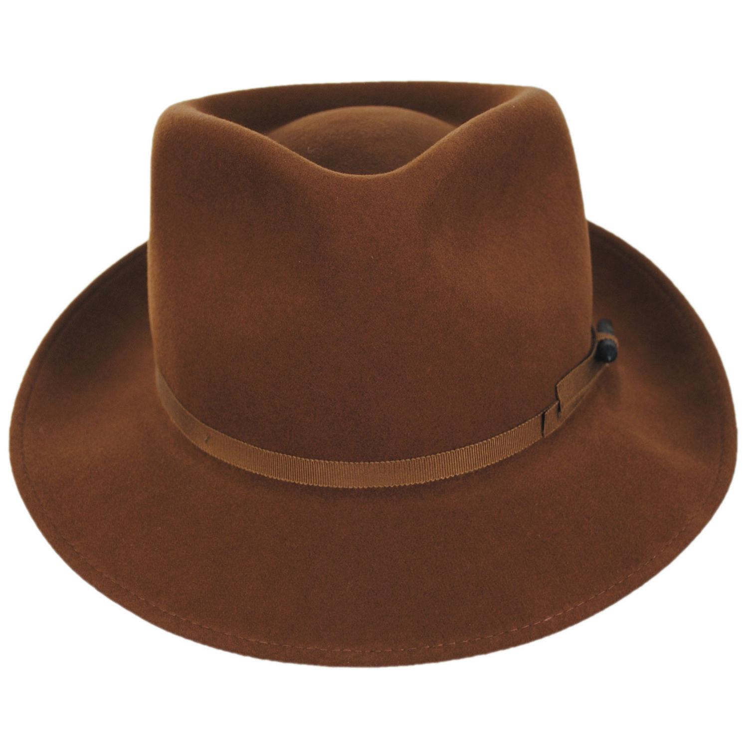 Bailey 1922 | Wilmore Elite Wool Felt Fedora Hat | 130105 | front | WHISKEY