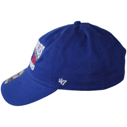 47 Brand | World Series Champs Los Angeles Dodgers MLB Clean Up Strapback Baseball Cap Dad Hat | 203059 | profile | ROYAL
