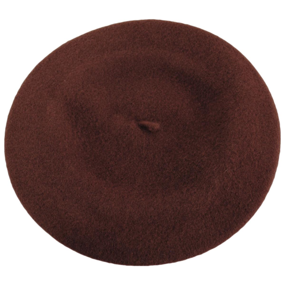 Parkhurst | Classic Wool Beret | 151124 | top | COFFEE BEAN