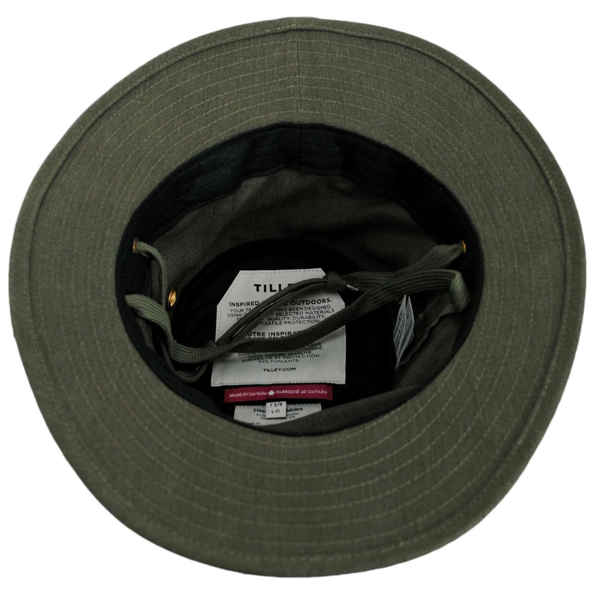 Tilley Endurables | TH5 Hemp Hat | 400838 | under | OLIVE
