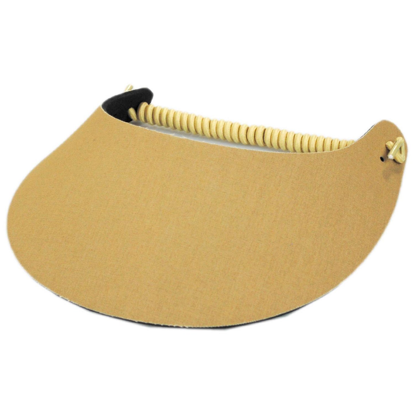 The Incredible Sunvisor | Springlace Solid Sunvisor | 196351 | lead | TAN