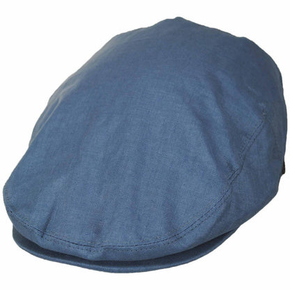 Jaxon Hats | Linen and Cotton Ivy Cap | 167732 | lead | DENIM BLUE