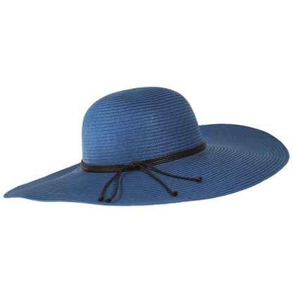 Bigalli | Floppy Summer Toyo Braid Swinger Sun Hat | 104710 | profile | LIGHT BLUE