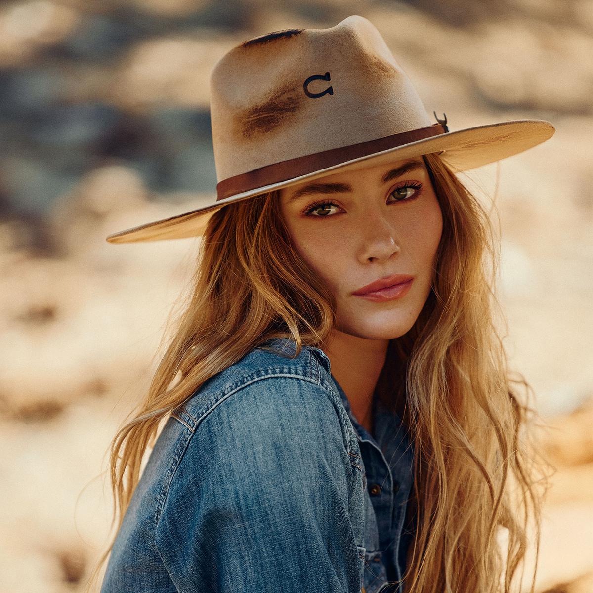 Charlie 1 Horse | Lakota Distressed Wool Felt Western Hat | 124976 | lsfone | SAND