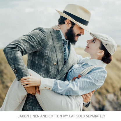 Jaxon Hats | Summer C-Crown Toyo Straw Fedora Hat | 129010 | lsmone | IVORY