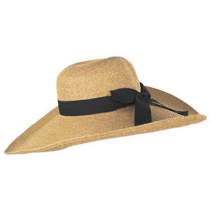 Jeanne Simmons | Extra Wide Brim Toyo Straw Blend Swinger Hat | 101720 | profile | TOAST