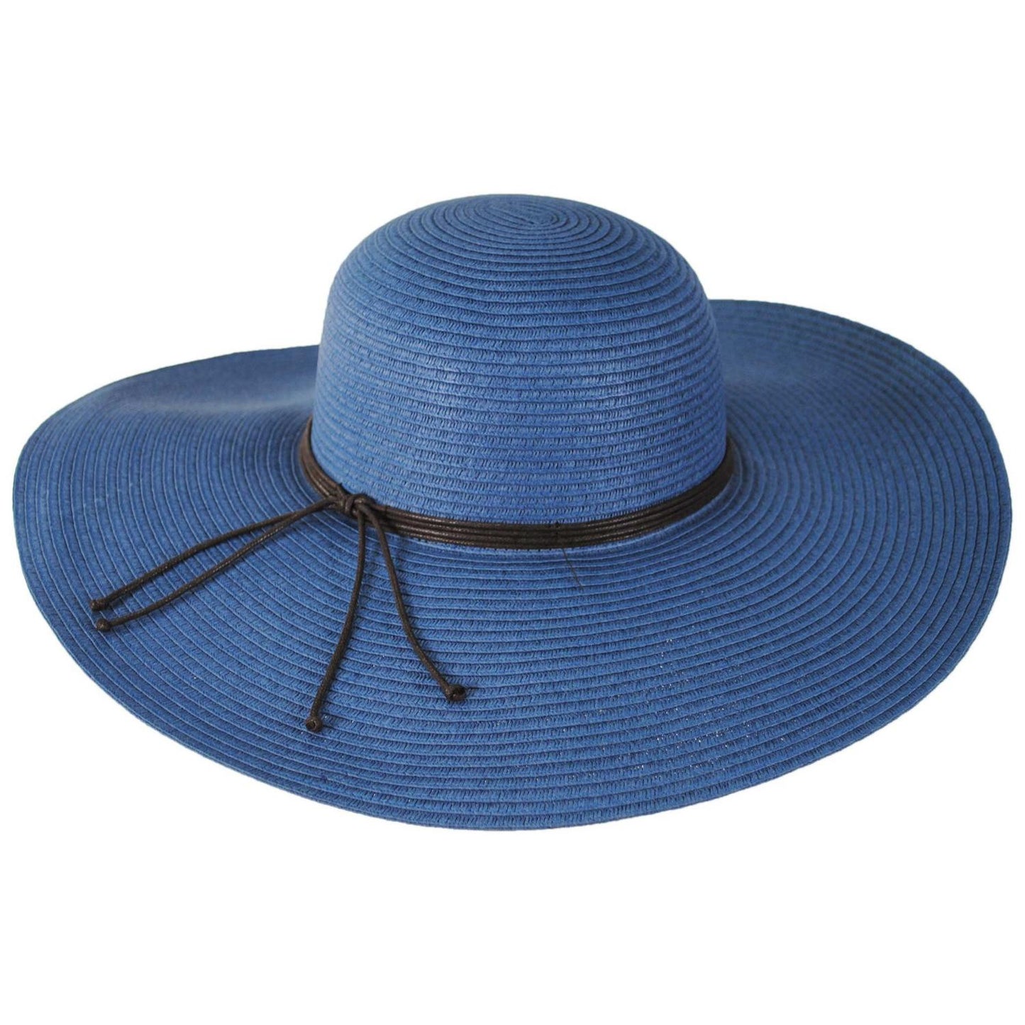 Bigalli | Floppy Summer Toyo Braid Swinger Sun Hat | 104710 | lead | LIGHT BLUE