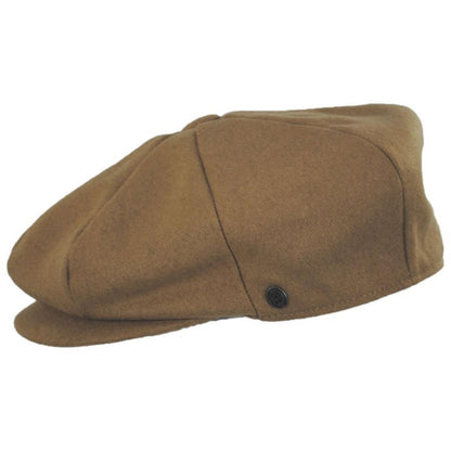 Jaxon Hats | Harlem Wool Blend Newsboy Cap | 167791 | profile | CAMEL