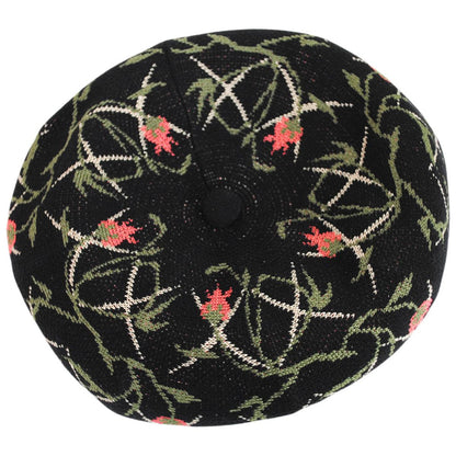 Kangol | Tapestry Jacquard Knit Jax Beret | 150924 | profile | BLACK FLORAL