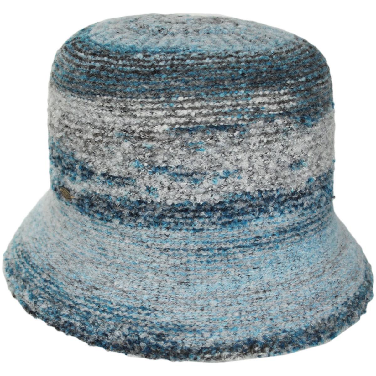 Scala | Buckley Boucle Knit Wool Blend Bucket Hat