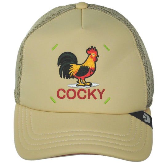Goorin Bros | Neo Farm Cocky Mesh Trucker Snapback Baseball Cap | 200767 | front | TOAST