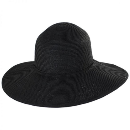sur la tete | Brighton Toyo Straw Sun Hat | 104203 | lead | BLACK