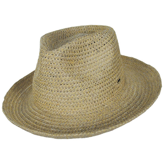 Bailey 1922 | Edon Toyo Straw Fedora Hat | 127929 | lead | NATURAL