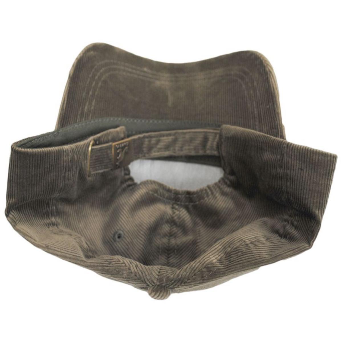 Kangol | Logo Corduroy Strapback Baseball Cap Dad Hat | 201182 | under | NICKEL