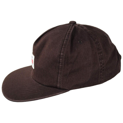 BRIXTON HATS | Trademark Cotton Snapback Baseball Cap | 201732 | profile | WALNUT BROWN