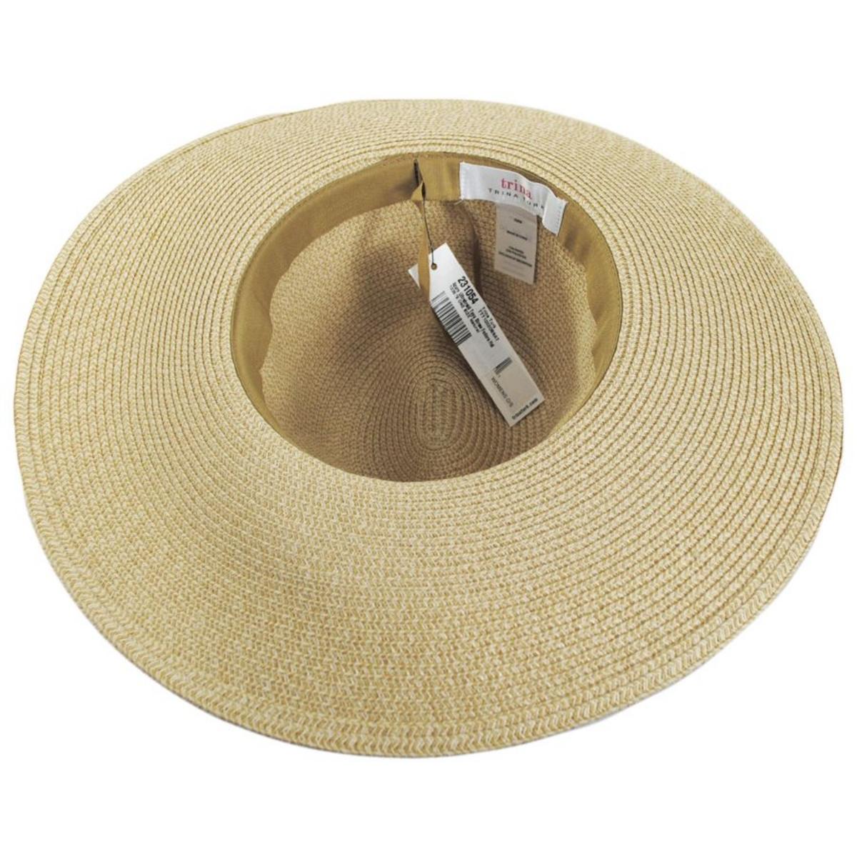 Azure Ultrabraid Toyo Straw Fedora Hat