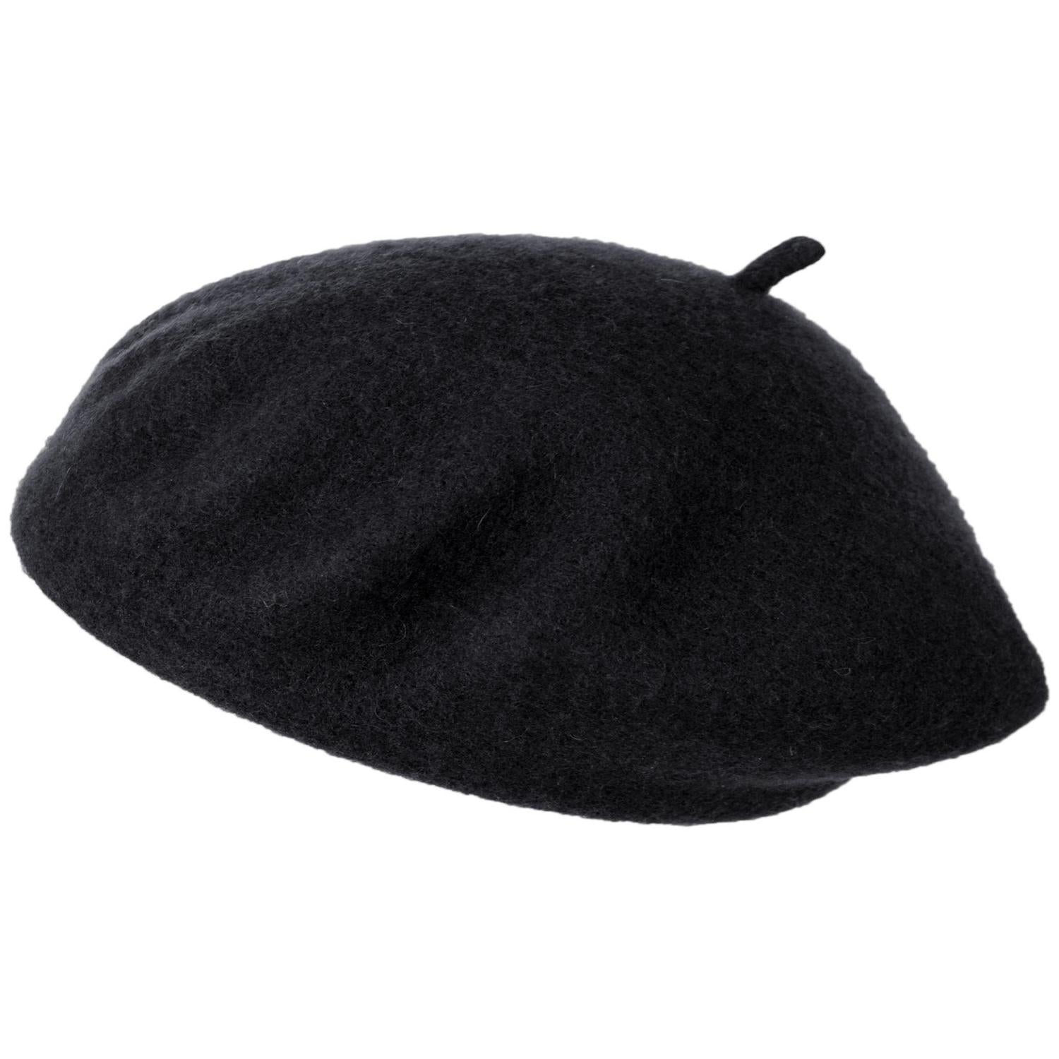 Village Hat Shop | Kid's Classic Wool Beret | 512000 | lead | BLACK