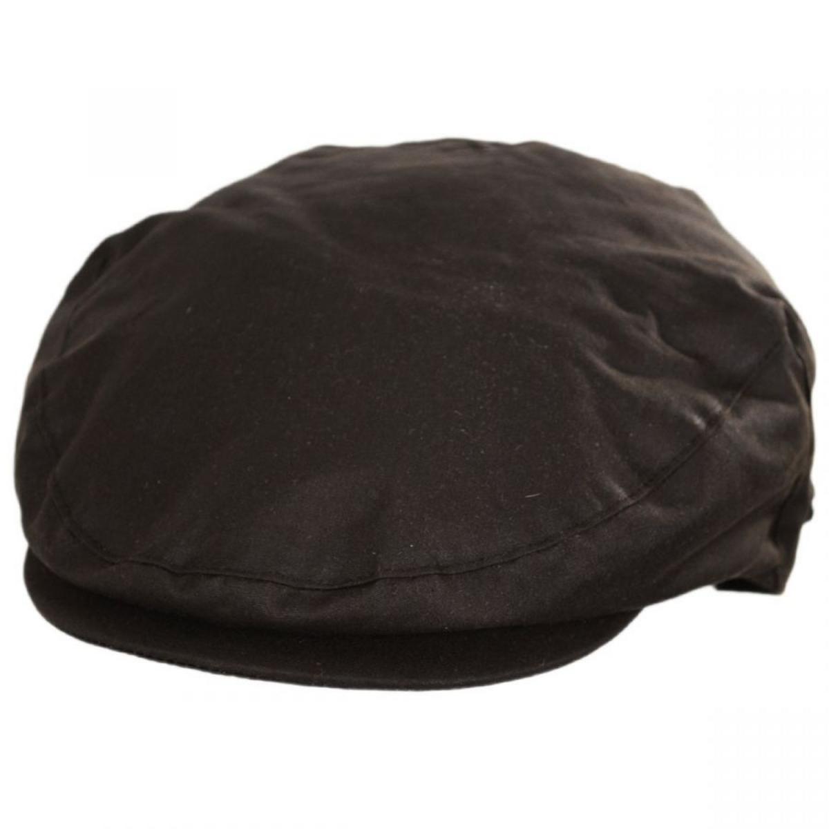Jaxon & James | British Millerain Wax Cotton Ivy Cap | 170011 | lead | BROWN